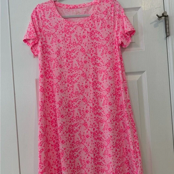 Lilly Pulitzer pink Floral Dress - Picture 1 of 4